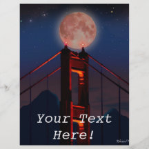 Golden gate bridge prospectus personnalisés