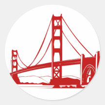 Golden gate bridge - San Francisco, CA Adhésifs
