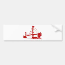 Golden gate bridge - San Francisco, CA Autocollants Pour Voiture