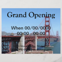 Golden Gate Prospectus Personnalisés