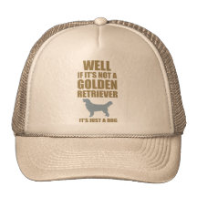 Golden retriever casquette