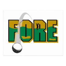 Golf antérieur cartes postales