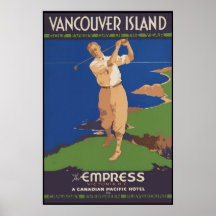 Golf d'île de Vancouver chaque jour de l'année Poster