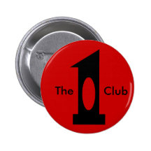 Golf - trou dans 1 club (noir) badge