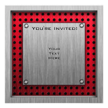 Golfeur en aluminium balayé de regard invitations personnalisées