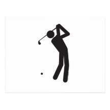 Golfeur-T Cartes Postales
