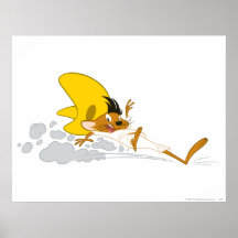Gonzales rapide arrêtant la couleur posters