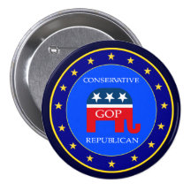 GOP ETATS-UNIS BADGES AVEC AGRAFE