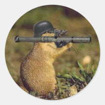 Gopher de bazooka autocollants