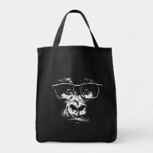 Gorille en verre sac fourre-tout