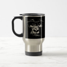 Gorille en verre tasses à café