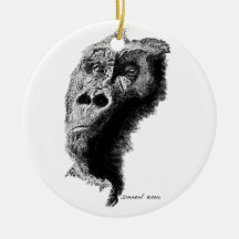 Gorille Ornement De Noël
