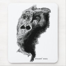 Gorille Tapis De Souris