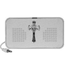 Gothique de Croix Haut-parleurs Ordinateur Portable