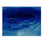 Gouffre d'eau bleu cartes postales