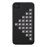 Goujons argentés coque iPhone 4