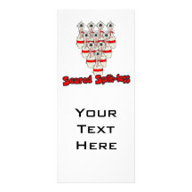 goupille de bowling frightenened par fente-moins e carte double customisable