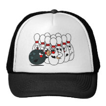 Goupilles de bowling casquette