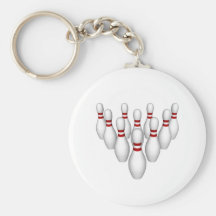 Goupilles de bowling : modèle 3D : Porte-clé