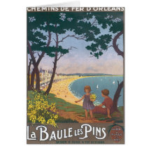 Goupilles vintages de La Baule Les Carte De Vœux