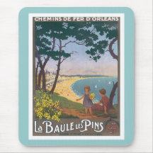 Goupilles vintages de La Baule Les Tapis De Souris