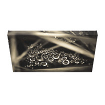 gouttes de pluie sur le Web impressions sur toile