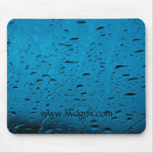 Gouttes de pluie tapis de souris