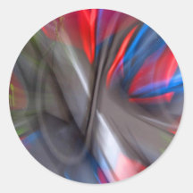 Graffiti abstrait autocollants ronds