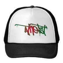 Graffiti athée casquettes de camionneur
