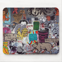 Graffiti, Berlin, Allemagne Tapis De Souris