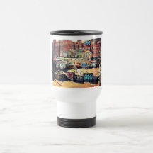 Graffiti de dessus de toit dans Chinatown Tasse À Café