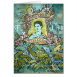 Graffiti de Frida Kahlo Cartes De Vœux
