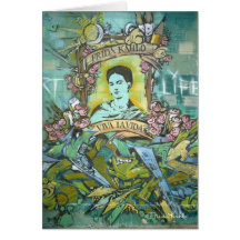 Graffiti de Frida Kahlo Cartes De Vœux