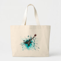 Graffiti de guitare - alternative de bande de musi sacs en toile