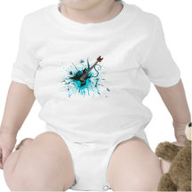 Graffiti de guitare - alternative de bande de musi t-shirts