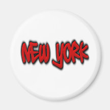 Graffiti de New York Aimant Pour Réfrigérateur