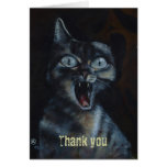 Graffiti doux de minou cartes de vœux