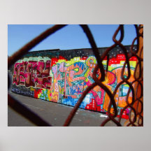 Graffiti et chaînes posters