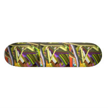 Graffiti urbain skateboard customisable