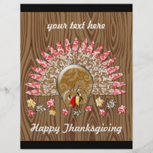Grain mignon en bois d'insecte de thanksgiving de  prospectus avec motif