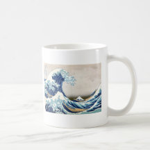 Grand 葛飾北斎の神奈川沖浪裏 de Hokusai de vague Tasse À Café