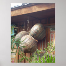 GRAND ACCROCHER EN LAITON DE POTS POSTERS