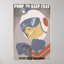 Grand - affiche de propagande de jeu électronique