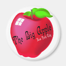 Grand Apple Magnets Pour Réfrigérateur