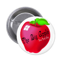 Grand Apple Pin's Avec Agrafe