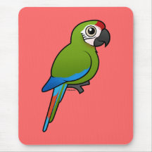 Grand ara vert tapis de souris