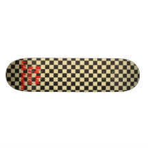 Grand garçon plateau de skateboard