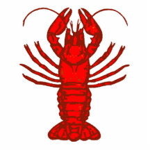 Grand homard ou écrevisses rouge photo sculpture