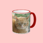 Grand Kitty rouge/jaune pour le café tasses
