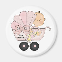 Grand-maman 2012 (rose) magnets